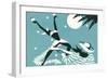 Wild Caribbean Dancer-null-Framed Premium Giclee Print