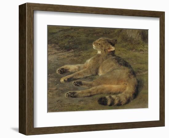 Wild Cat, 1850-Rosa Bonheur-Framed Giclee Print