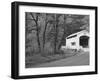 Wild Cat Covered Bridge, Lane County, Oregon, USA-William Sutton-Framed Premium Photographic Print