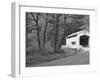 Wild Cat Covered Bridge, Lane County, Oregon, USA-William Sutton-Framed Photographic Print