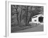 Wild Cat Covered Bridge, Lane County, Oregon, USA-William Sutton-Framed Photographic Print