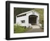 Wild Cat Covered Bridge, Lane County, Oregon, USA-William Sutton-Framed Photographic Print