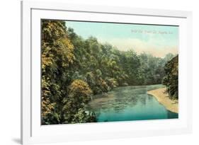 Wild Cat Creek, Lafayette-null-Framed Art Print