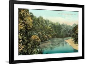 Wild Cat Creek, Lafayette-null-Framed Art Print