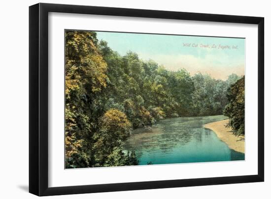 Wild Cat Creek, Lafayette-null-Framed Art Print