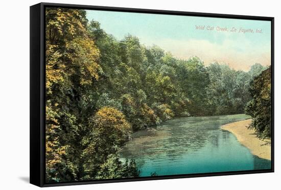 Wild Cat Creek, Lafayette-null-Framed Stretched Canvas