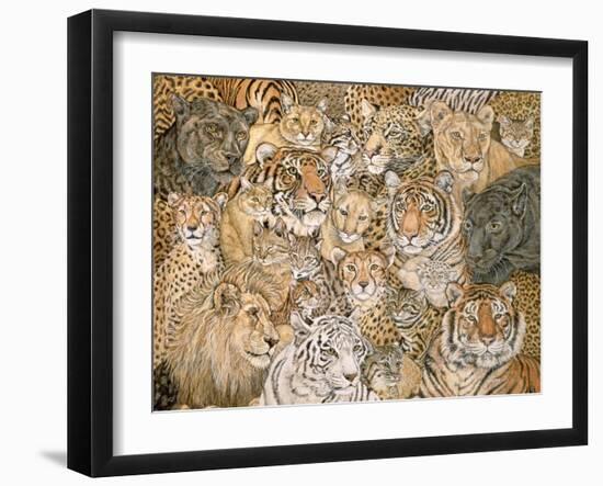 Wild Cat-Spread, 1992-Ditz-Framed Giclee Print