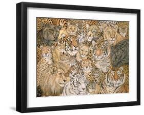 Wild Cat-Spread, 1992-Ditz-Framed Giclee Print