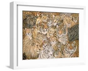 Wild Cat-Spread, 1992-Ditz-Framed Giclee Print