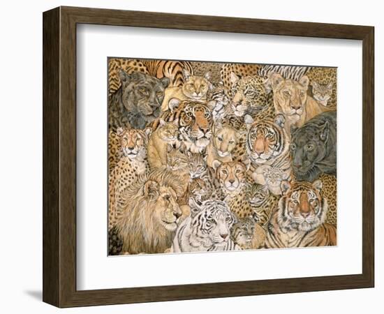 Wild Cat-Spread, 1992-Ditz-Framed Giclee Print