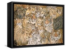 Wild Cat-Spread, 1992-Ditz-Framed Stretched Canvas