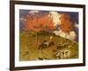 Wild Cherries in the Tyrol, c.1909-Adrian Scott Stokes-Framed Giclee Print