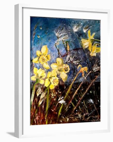 Wild Daffodils-jocasta shakespeare-Framed Giclee Print