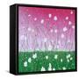 Wild Daisy Field-Herb Dickinson-Framed Stretched Canvas