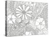 Wild Daisys Less-Pam Varacek-Stretched Canvas