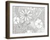 Wild Daisys Less-Pam Varacek-Framed Art Print