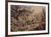 Wild Dogs Attacking a Tiger-Samuel Howitt-Framed Giclee Print