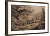 Wild Dogs Attacking a Tiger-Samuel Howitt-Framed Giclee Print