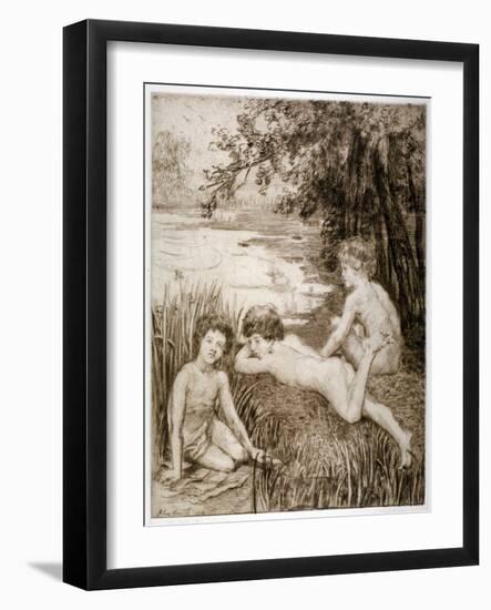 Wild Duck, 1913-Anna Lea Merritt-Framed Giclee Print