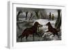 Wild Duck Hunting, 1880-Basil Bradley-Framed Giclee Print