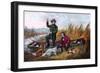 Wild Duck Shooting, 1854-Currier & Ives-Framed Giclee Print