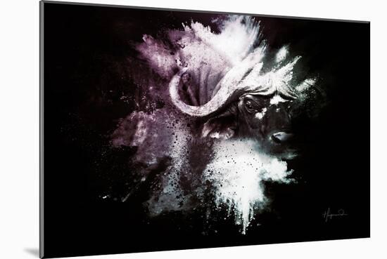 Wild Explosion Collection - The Cape Buffalo-Philippe Hugonnard-Mounted Premium Giclee Print