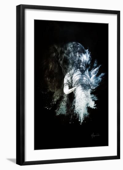 Wild Explosion Collection - The Elephant II-Philippe Hugonnard-Framed Art Print