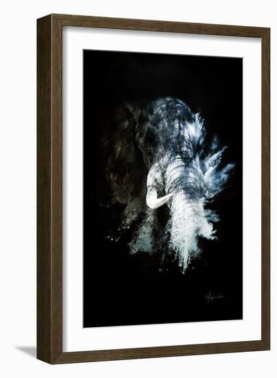 Wild Explosion Collection - The Elephant II-Philippe Hugonnard-Framed Art Print