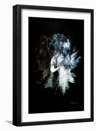 Wild Explosion Collection - The Elephant II-Philippe Hugonnard-Framed Art Print