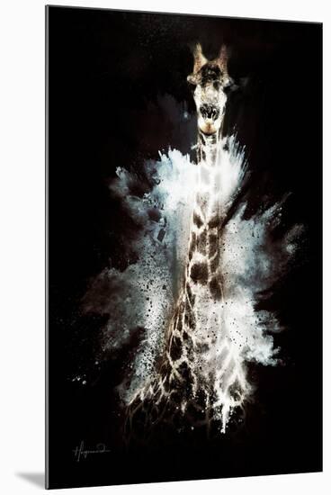 Wild Explosion Collection - The Giraffe-Philippe Hugonnard-Mounted Art Print