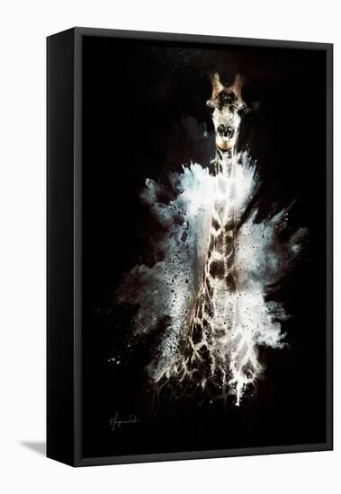 Wild Explosion Collection - The Giraffe-Philippe Hugonnard-Framed Stretched Canvas