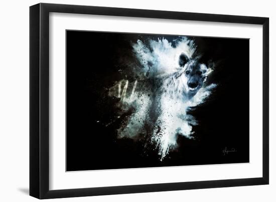 Wild Explosion Collection - The Hyena-Philippe Hugonnard-Framed Art Print