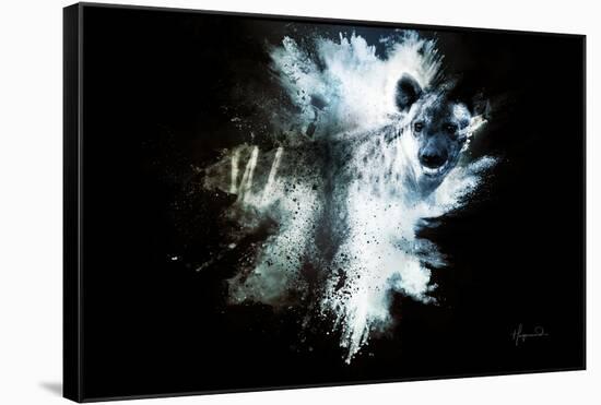 Wild Explosion Collection - The Hyena-Philippe Hugonnard-Framed Stretched Canvas