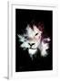 Wild Explosion Collection - The Lion-Philippe Hugonnard-Framed Art Print