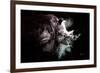 Wild Explosion Collection - The Rhino-Philippe Hugonnard-Framed Art Print