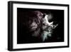 Wild Explosion Collection - The Rhino-Philippe Hugonnard-Framed Premium Giclee Print