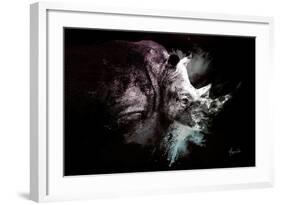 Wild Explosion Collection - The Rhino-Philippe Hugonnard-Framed Art Print