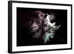 Wild Explosion Collection - The Rhino-Philippe Hugonnard-Framed Art Print