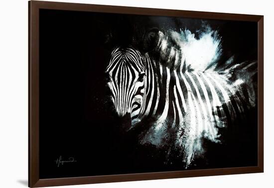 Wild Explosion Collection - The Zebra II-Philippe Hugonnard-Framed Art Print