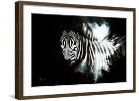 Wild Explosion Collection - The Zebra II-Philippe Hugonnard-Framed Art Print