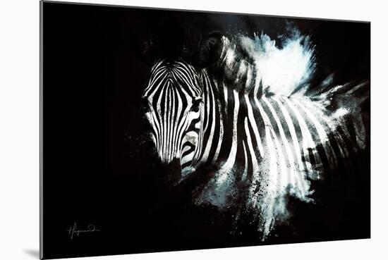 Wild Explosion Collection - The Zebra II-Philippe Hugonnard-Mounted Art Print