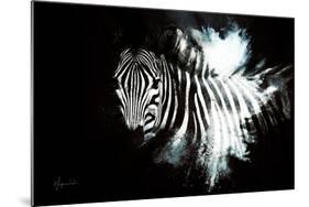 Wild Explosion Collection - The Zebra II-Philippe Hugonnard-Mounted Art Print