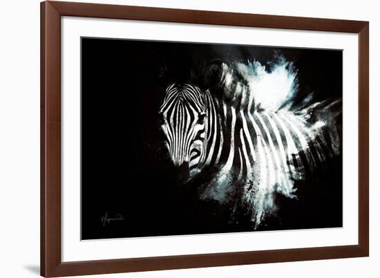 Wild Explosion Collection - The Zebra II-Philippe Hugonnard-Framed Art Print