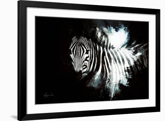 Wild Explosion Collection - The Zebra II-Philippe Hugonnard-Framed Art Print