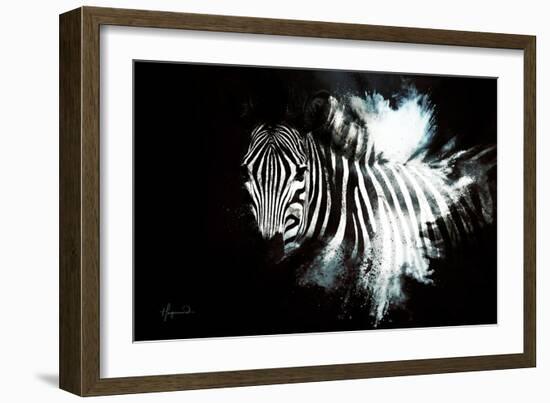 Wild Explosion Collection - The Zebra II-Philippe Hugonnard-Framed Art Print