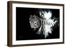 Wild Explosion Collection - The Zebra II-Philippe Hugonnard-Framed Art Print