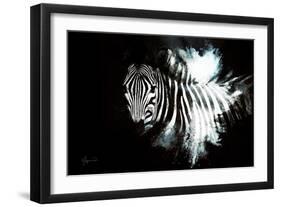 Wild Explosion Collection - The Zebra II-Philippe Hugonnard-Framed Art Print