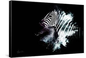 Wild Explosion Collection - The Zebra-Philippe Hugonnard-Framed Stretched Canvas