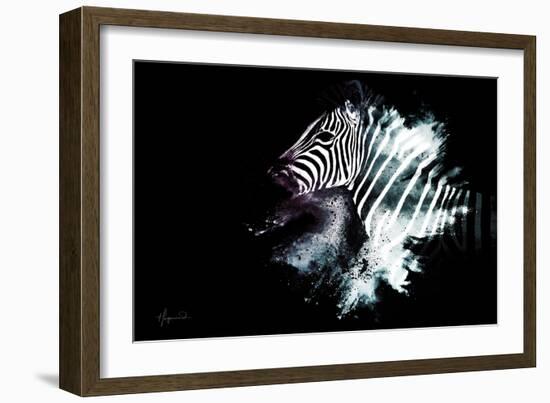 Wild Explosion Collection - The Zebra-Philippe Hugonnard-Framed Premium Giclee Print