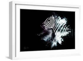 Wild Explosion Collection - The Zebra-Philippe Hugonnard-Framed Premium Giclee Print